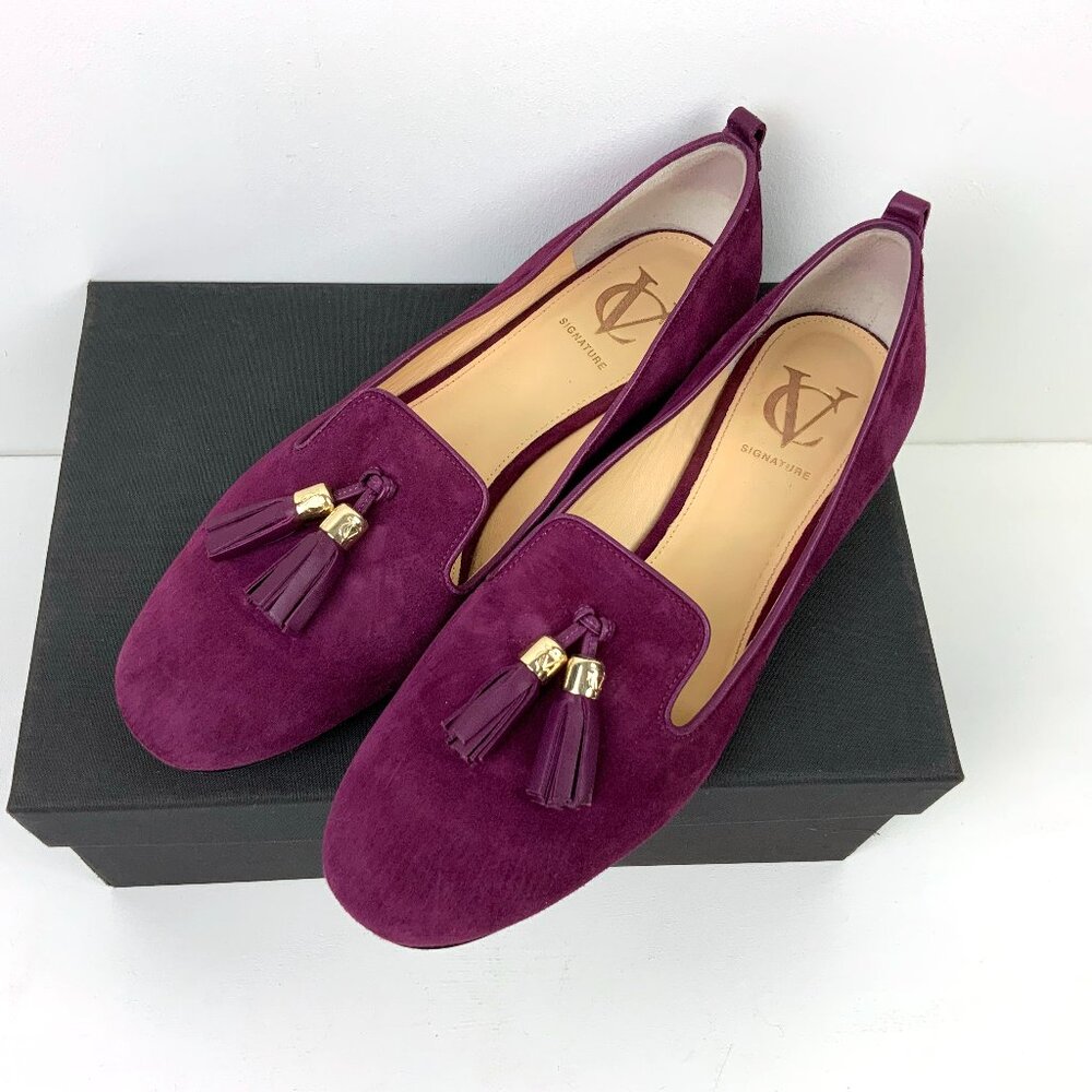 VC Signature 'Nancy' Tassel Loafer In Plumberry Sz 8.5M